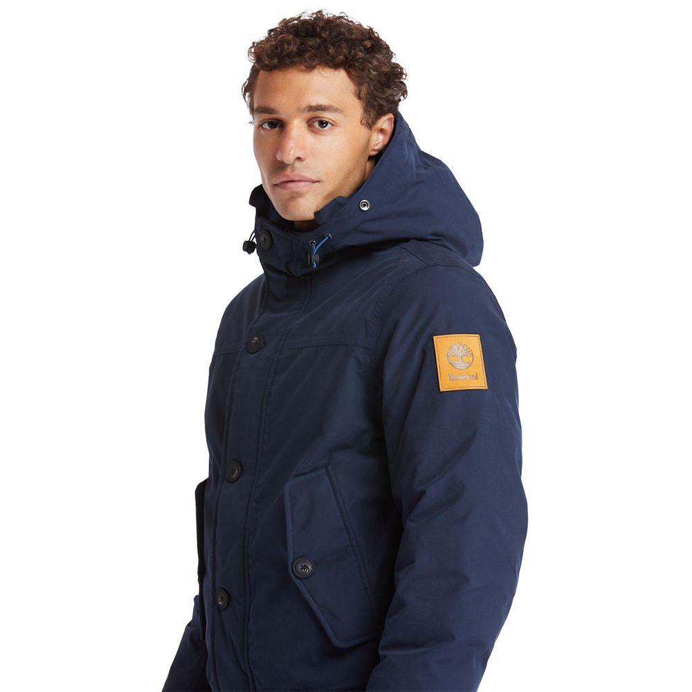 Timberland Mens Jackets Scar Ridge Waterproof Snorkel - Navy - India XN1806235